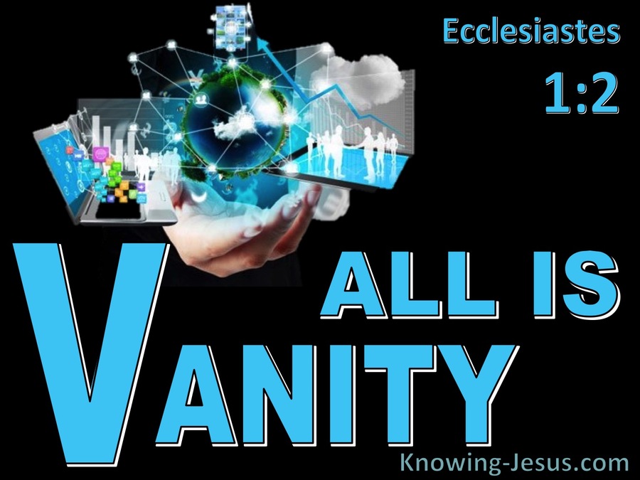 Ecclesiastes 1:2 Vanity of Vanities (devotional) (purple)
